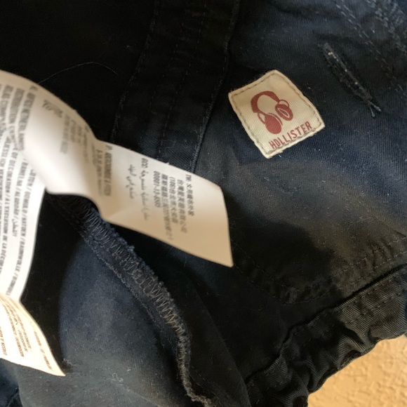 Hollister navy blue jacket rain coat - Picture 4 of 8